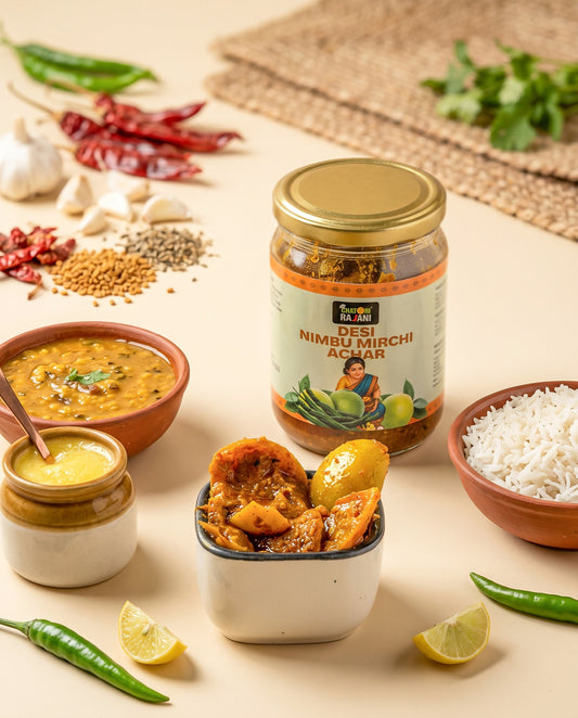 Desi Nimbu Mirchi Achar