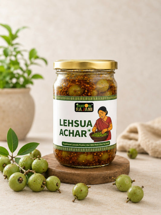 LEHSUA (LASODA) ACHAR – Traditional Pickle