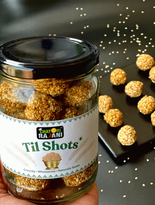 Til Shots (Sesame Jaggery Bites)