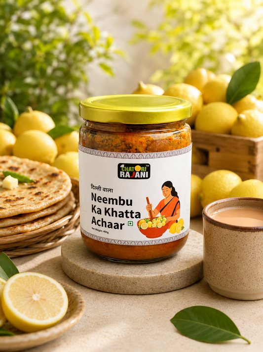 Dilli Wala Neembu ka Khatta Achar