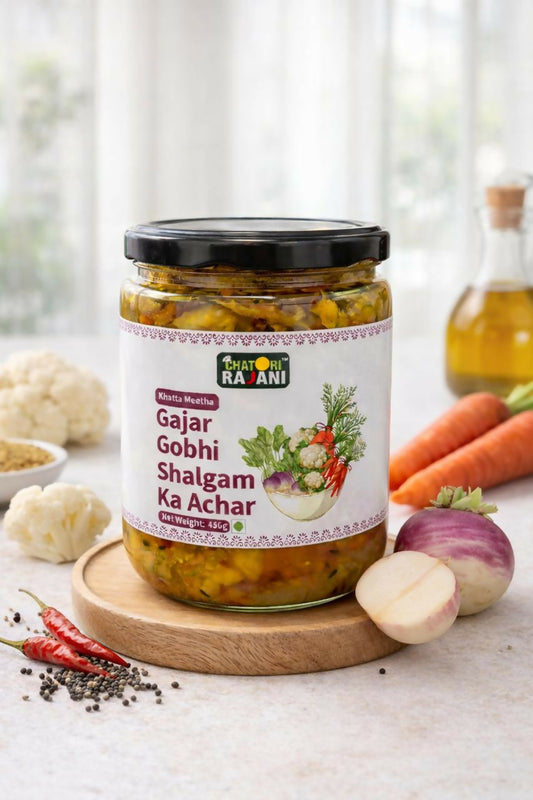 Gajar Gobi shalgam( khatta Meetha)