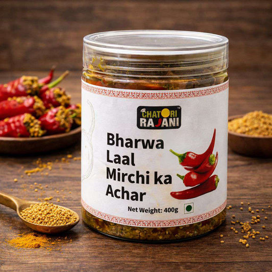 Bharwa lal Mirchi Ka Achar