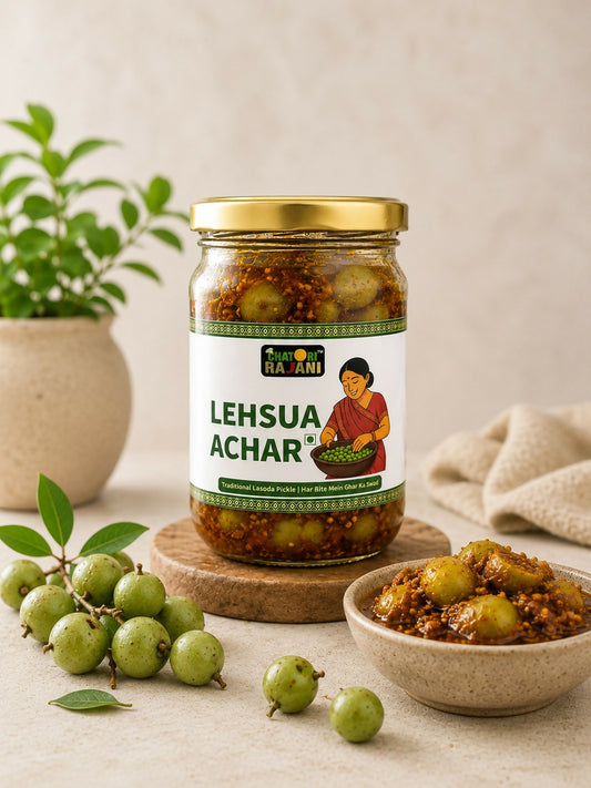 LEHSUA (LASODA) ACHAR – Traditional Lasoda Pickle