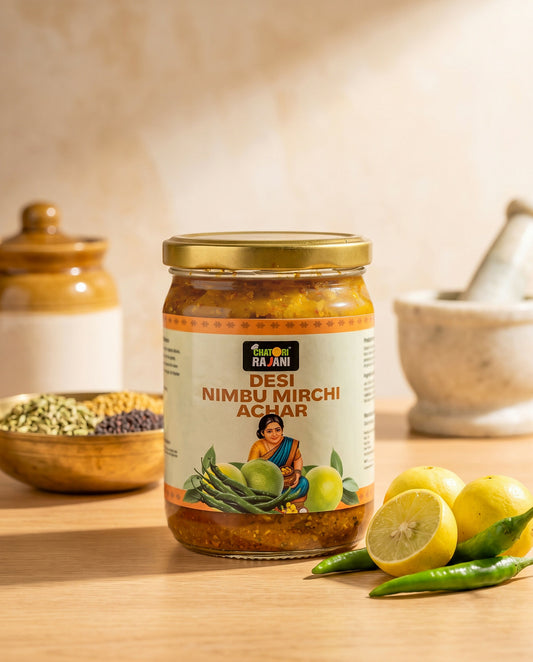 Desi Nimbu Mirchi Achar