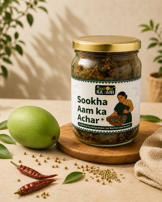 SOOKHA AAM KA ACHAR – Traditional Dry Mango Pickle